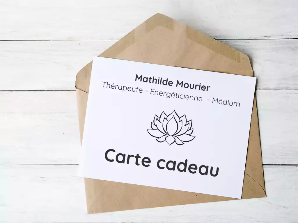 Mathilde Mourier - Thérapeute Energéticienne Médium - Carte cadeau